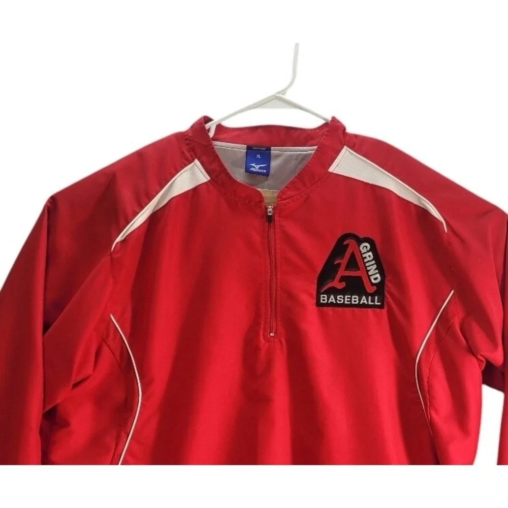Mizuno Arkansas Razorbacks Grind Baseball Pullover Lightweight Size XL‎